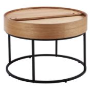 (5I) House Beautiful Halo Wood Coffee Table. SKU: 588346