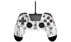 (11B) RRP £19.99 Each. 4x Gioteck VX4 Premium Wired Controller PS4 / PC Camo