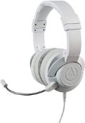 (10A) RRP £18.99 Each. 4x Power A Fusion Multi Platform Wired Gaming Headset. (3x White, 1x Black)