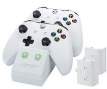 (10I) RRP £14.99. 4x Venom Twin Docking Station White Xbox One.