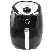 (R10J) 3x Items. Compact Air Fryer. Russell Hobbs Compact Steamer. Rose Gold Food Flask.