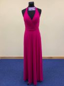 Dark Pink Prom Dress