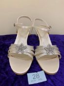 Job Lot of Wedding Shoes 4 Pairs