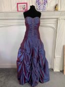 Prom Dress Denim Blue