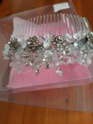 Crystal and Diamante Comb