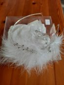 Linzi Jay Headpiece Ivory/Silver