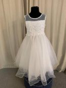 Ivory Flowergirl Dress Age 6