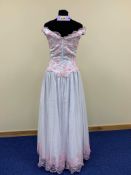 Prom Dress Pink and White