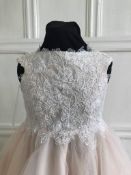 Richard Designs Gold and Ivory Flowergirl Dress Age 4