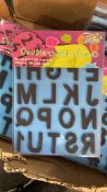 14 packs x Double sided foam stamps