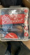 2 x Electric heated blankets