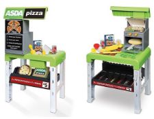 (7D) 15x Items. To Include 1x Supermarket Pizza Counter. 1x Disney Colouring Book & Festive Felt Ca