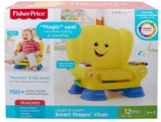 (7O) 2x Items. 1X Fisher Price Laugh & Learn Smart Stages Chair RRP £50. 1x Bright Starts Kaleidos