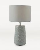(8H) 4x Lighting Items. 1x Curved Floor Lamp. 1x Smoked Glass Ceiling Light. 1x Mandala Lamp. 1x 3