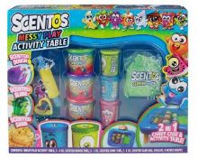 (7J) 5x Items. 1x Scentos Messy Play Activity Table. 4x Dough Tastic Mega Dough Workshop.