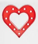 (R8) 7x Items. 2x Heart Marquee Light. 1x Minnie Mouse LED Light. 2x Neon Bar Chill Light. 1x 3 Pen