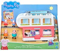 (7A) 4x Items. 1x Peppa Pig Peppas Family Motor Home RRP £39.99. 1x Peppa Pig Peppa Family Red Car.