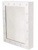 (R8) 2x Items. 1x Folding LED Mirror. 1x Beauty Mirror Light.