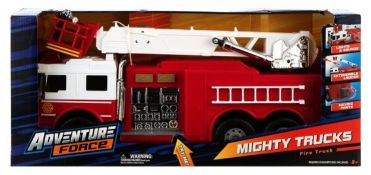(7F) Contents Of Bay. 6x Items To Include 2x Adventure Force Fire Truck (1x No Box). 1x Toy Hub Fle