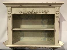 Shabby chic wall display unit