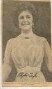 Elizabeth Taylors Genuine Autograph