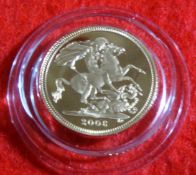 2006 22Ct Gold Half Sovereign