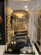 Mike Tyson Signed Boxing Glove