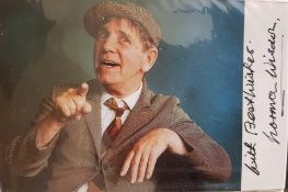 Autograph Original Signed Photograph Card From Norman Wisdom