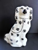 Large Antique Staffordshire Dog 38Cm High