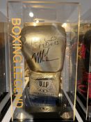 Mike Tyson And Evander Holyfield Signed Boxing Glove
