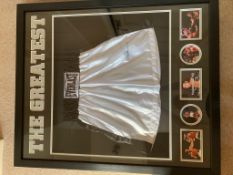 Muhammad Ali Signed Boxing Shorts