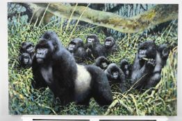 Rare Very large Original painting by the late Joel Kirk.