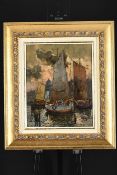 Framed Painting on Canvas by Perugino