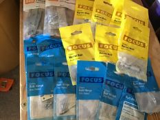 Job lot of 50mm barrel locks & butt hinges