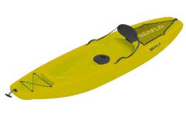 1 x Yellow Adult Sit On Kayak. Capacity 125Kgs (266Cm x 66Cm x 25Cm 18Kgs) Zzkay1003Y