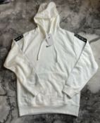 NO VAT - Nike Repeat Fleece Pullover White Hoodie - Size S - New