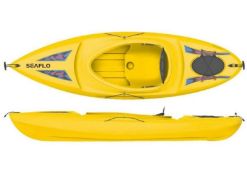 1 x Sf-1006: Yellow Adult Sit In Kayak (268Cm) Zzkaysicy