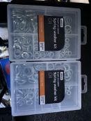 2 x Brand New Bright Zinc Plated Spring Washer Kit