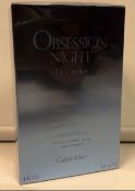 ML CALVIN KLEIN OBSESSION NIGHT FOR MEN EAU DE TOILETTE SPRAY