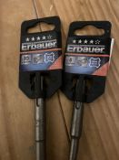 2 Erbauer SDS Plus Drill Bits 8mm & 10mm NEW