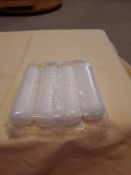 Packs of white candles