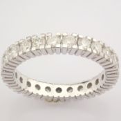 14K White Gold Diamond Ring (Total 1.43 Ct. Stone)