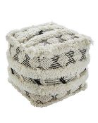 (4H) 1x Tufted Pouffe RRP £85. GG873PS (L45x W45x H45cm). New Item.