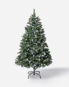 (4P) 2x Items. 1x 6ft Green Rockingham Christmas Tree £107. (YH730NP). 1x 6ft Green Fibre Optic Lit
