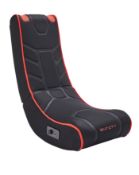(4K) RRP £69.99. Entity Sabre Gaming Rocker Chair - Black / Red. (HW297)