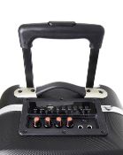 (4J) RRP £69.99. Bluetooth Suitcase Speaker. (No Box - Main Body, Remote, Power Lead & Instruction