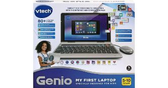 (4M) RRP £199.99. Vtech Genio My First Laptop. (Appears As New).