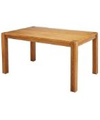 (P) RRP £299.00. Hendon Oak Dining Table (JS587). Not on JD Williams.