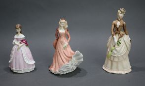 Set of 3 Royal Worcester Figurines