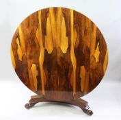Fine William IV Sabina Wood Centre Table c.1830